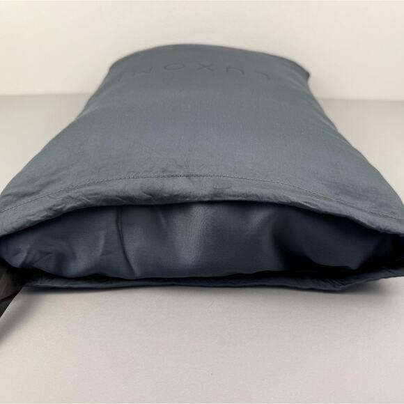 Luxome Sheet Set CAL KING Ocean Blue 100% Viscose Bamboo Cooling Soft Bedding - Picture 8 of 9